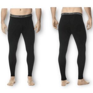 NWT 32 Degrees HEAT Mens Thermal Legging 2Pk Small Black